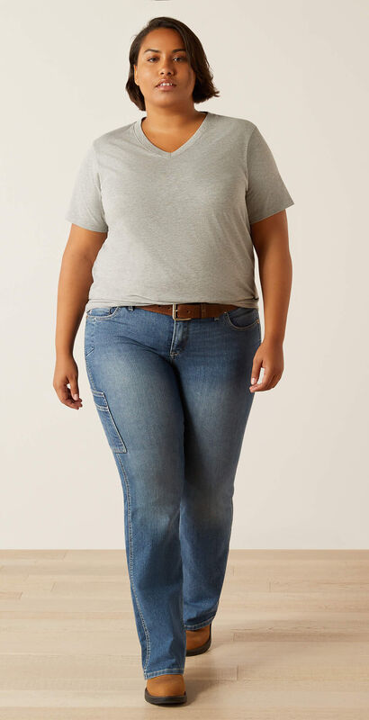 Rebar Cotton Strong Standard V-Neck T-Shirt Full Plus